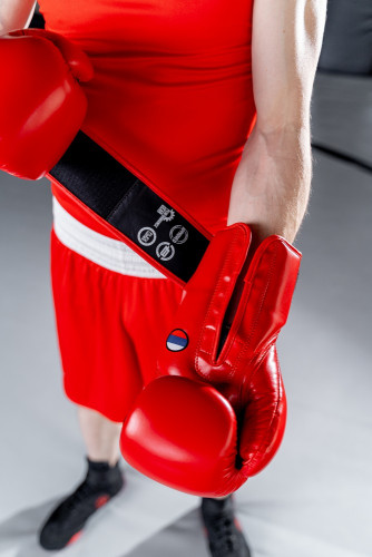 Перчатки боксерские Titan ФБР кожа IB-23-1 Boybo фото 7
